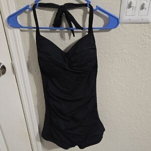 Black Halter Swimsuit